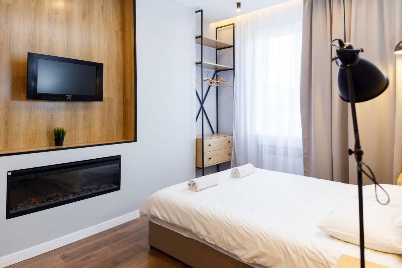 Loft Apartment In Old Lviv Ac Fireplace Dış mekan fotoğraf